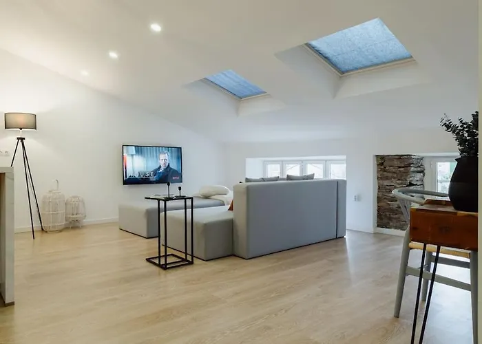 アパート Atico Isabel, Diseno Y Calidez Junto A La Muralla Romana ルーゴ